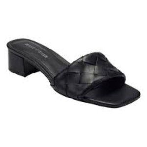 Black Woven Casper Sandal